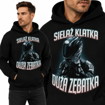 BLUZA Z KAPTUREM M8 STELAŻ KLATKA